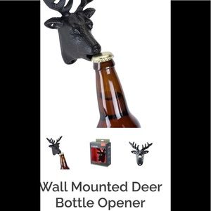 Foster and rye‎ wall mounted deer bottle opener nwt